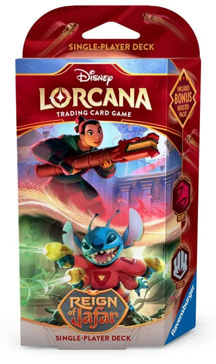 Disney Lorcana Reign of Jafar - Starter Deck: Mulan & Stitch