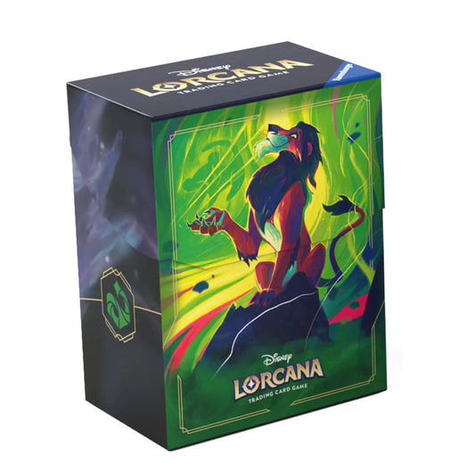 Disney Lorcana Azurite Sea - Scar deckbox