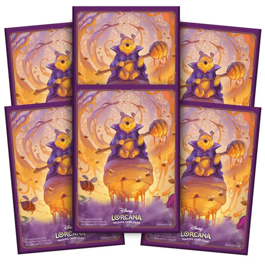Disney Lorcana Azurite Sea - Winnie the Pooh, Honey Wizard Card Sleeves