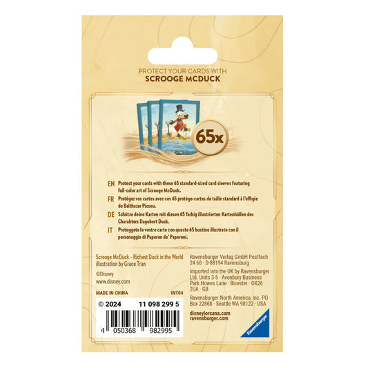 Disney Lorcana - Into the Inklands Scrooge McDuck card sleeves
