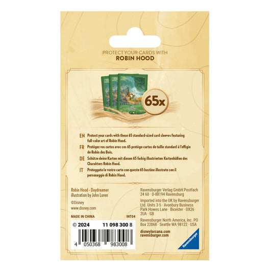 Disney Lorcana - Into the Inklands Robin hood card sleeves