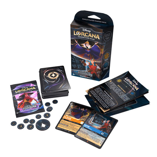 Disney Lorcana - Rise of the Floodborn Starter Deck - Amber & Sapphire