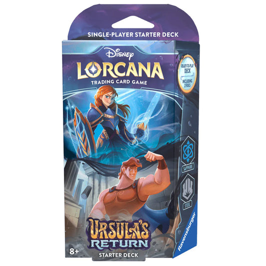 Disney Lorcana - Ursula's Return Starter Deck - Sapphire & Steel