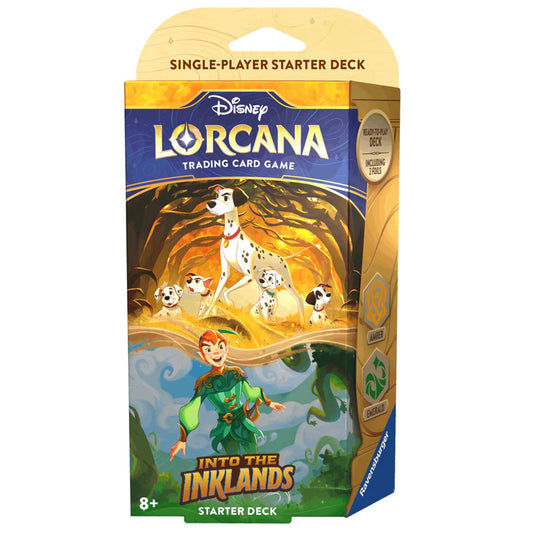 Disney Lorcana - Into the Inklands Starter Deck - Amber & Emerald