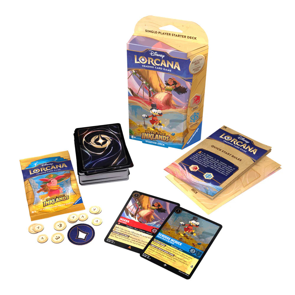 Disney Lorcana - Into the Inklands Starter Deck - Ruby & Sapphire