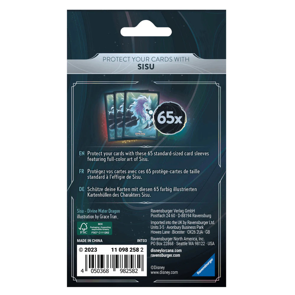 Disney Lorcana - Rise of the Floodborn Sisu card sleeves
