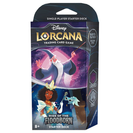 Disney Lorcana - Rise of the Floodborn Starter Deck - Amethyst & Steel