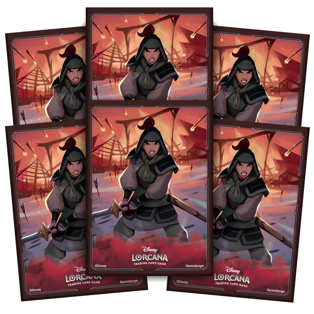Disney Lorcana - Rise of the Floodborn Mulan card sleeves